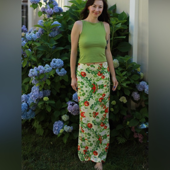 Tomato Girl Summer Maxi Skirt - Picture 2 of 5